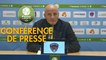 Conférence de presse Clermont Foot - FC Sochaux-Montbéliard (0-2) : Pascal GASTIEN (CF63) - Peter ZEIDLER (FCSM) - 2017/2018