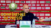 Conférence de presse AC Ajaccio - AJ Auxerre (3-1) : Olivier PANTALONI (ACA) -  (AJA) - 2017/2018