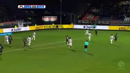 Erik Bakker Penalty Goal HD - Willem II 2-1 Zwolle 16.12.2017
