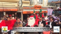 Arrivée du Père Noël au Grau d'Agde - Marché de Noël