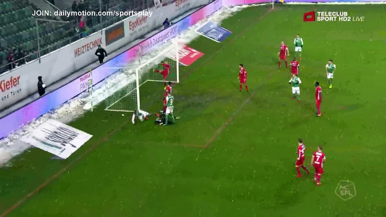 Peter Tschernegg Goal HD - St. Gallen 2 - 0 FC Sion - 16.12.2017 (Full Replay)
