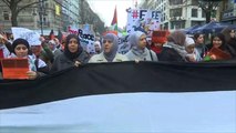 استمرار المظاهرات بمدن عربية وغربية تنديدا بقرار ترمب
