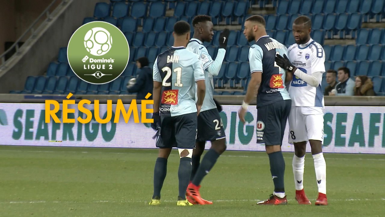 Havre AC - Chamois Niortais (2-1)  - Résumé - (HAC-CNFC) / 2017-18