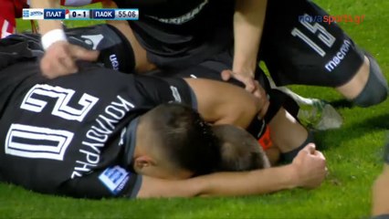 0-1 Stelios Malezas Goal - Platanias FC 0 - 1 PAOK - 16.12.2017