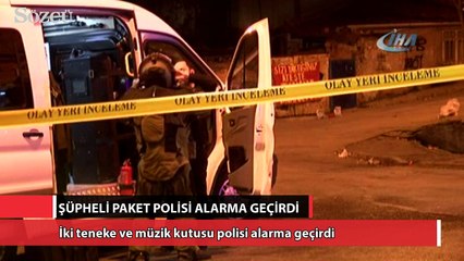 Piyalepaşa’da şüpheli paket alarmı