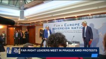 i24NEWS DESK | Far-Right leaders meet in Prague amid protests | Saturday, December 16th 2017
