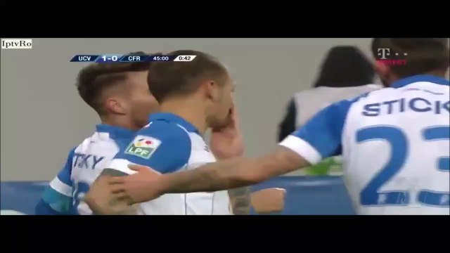 1-0 Alexandru Băluță Goal Romania Divizia A - 16.12.2017 CS Univ Craiova 1-0 CFR Cluj