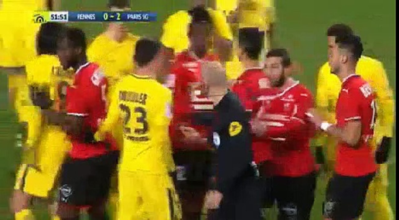 Rennes vs PSG - Firmnin Mubele