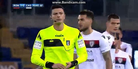 Federico Fazio GOAL - ROMA 1-0 CAGLIARI