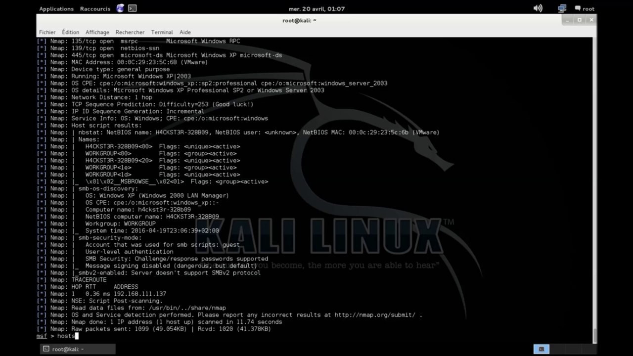 [2] Metasploit tutoriel FR  Les joies de l'exploitation part 1