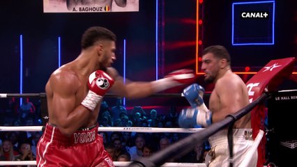 Boxe - La Conquête 3 - La Seine Musicale - Tony Yoka pousse Ali Baghouz dans les cordes !