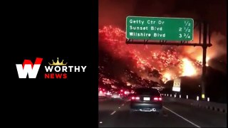 The scene in California is straight out of a movie