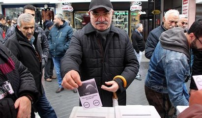 Gölcük için halkın önüne sandık konuldu