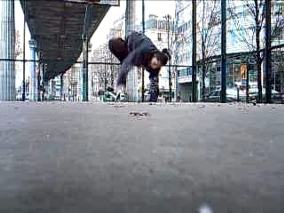 training au terrain de basket...