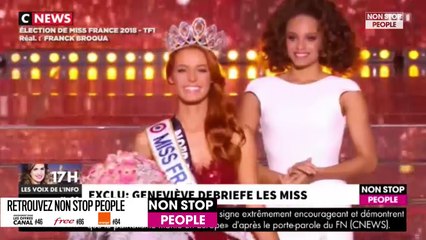 Miss France 2018 : Maëva Coucke a-t-elle triché ? Geneviève de Fontenay s'interroge