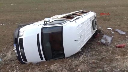 Yozgat Sorgun'da Engelli Öğrencilerin Servisi Devrildi: 13 Yaralı