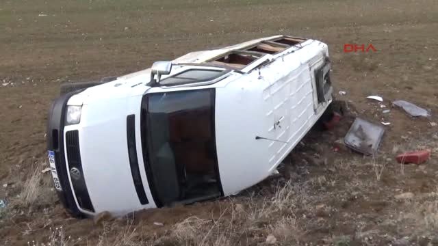 Yozgat Sorgun'da Engelli Öğrencilerin Servisi Devrildi: 13 Yaralı