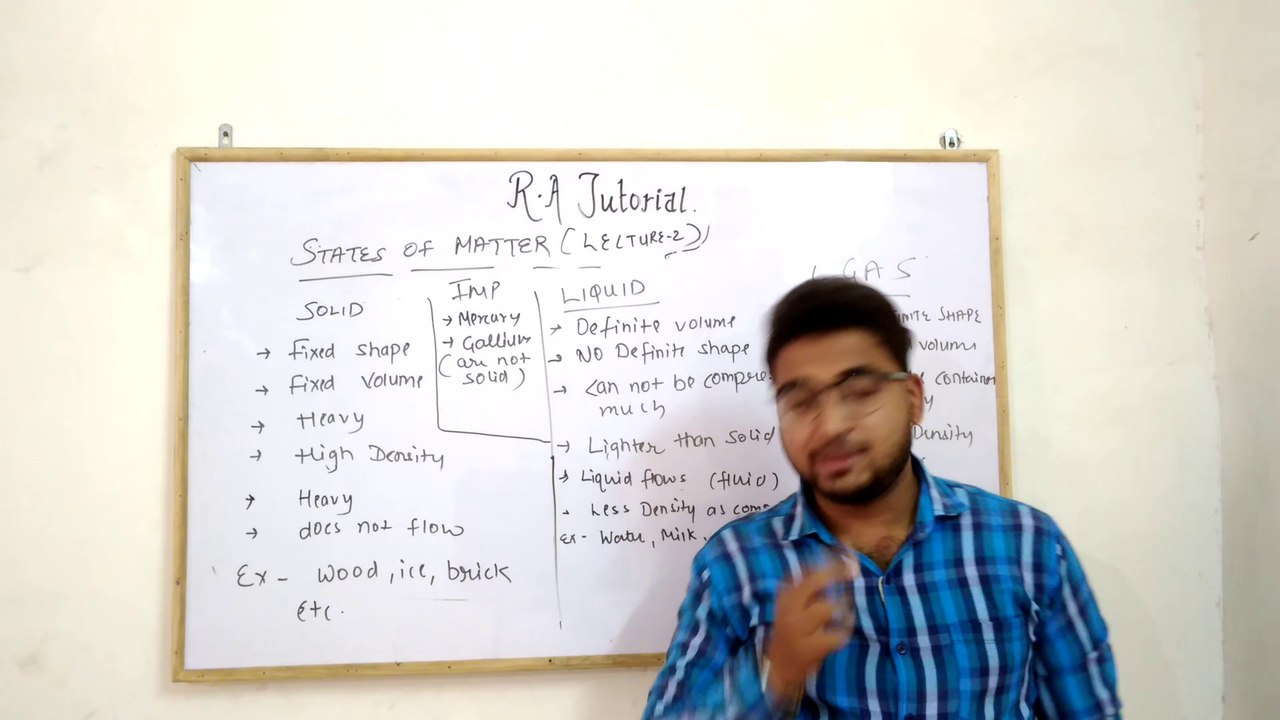 class 9th (CBSE)  (States of Matter) matter in our surroundings LECTURE 2