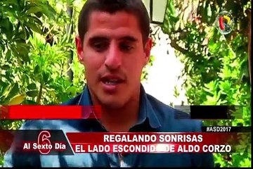 Regalando sonrisas: El lado escondido de Aldo Corzo