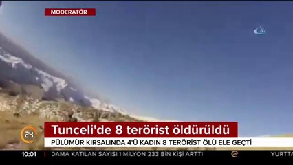 Tunceli'de 8 terörist öldürüldü