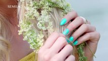 Azulejos nail art! Stylizacja kolorami PasTells Semilac --yCzoHi_ni0