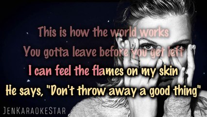 Taylor Swift - I did something bad KARAOKE / INSTRUMENTAL