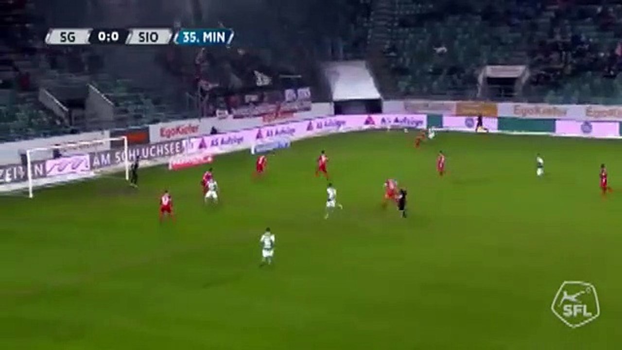 Sankt Gallen 1:0 Sion  ( Swiss Super League 16 December)