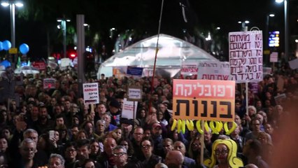 Netanyahu'ya yolsuzluk protestosu - TEL AVİV