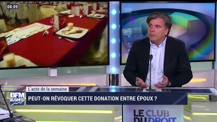 L’acte de la semaine: La donation entre époux - 16/12