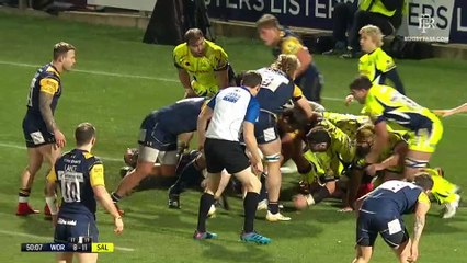 Worcester Warriors v Sale Sharks - 2nd Half -  RD 10 - Aviva Prem 2017-18