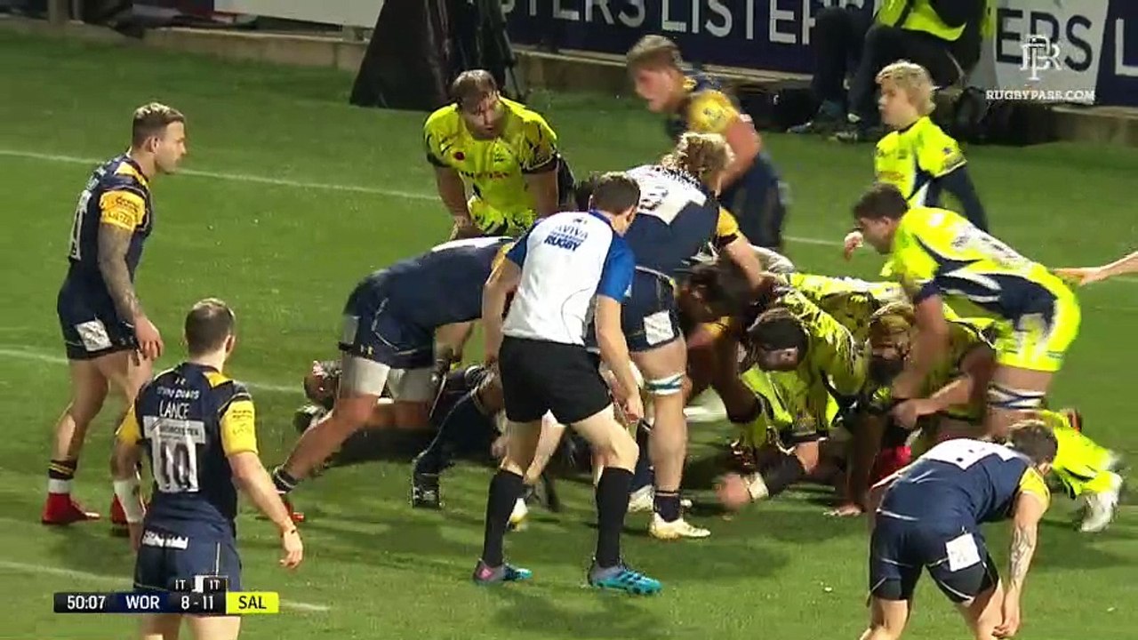 Worcester Warriors v Sale Sharks - 2nd Half -  RD 10 - Aviva Prem 2017-18