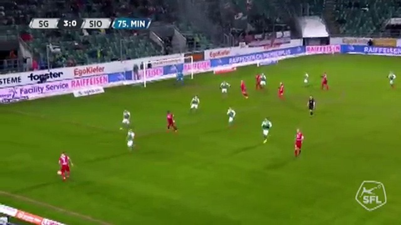 Sankt Gallen 3:1 Sion  ( Swiss Super League 16 December)