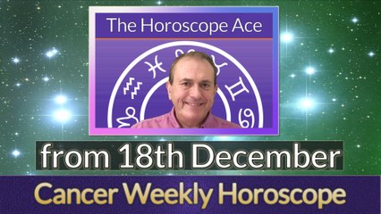 Cancer Weekly Horoscope from 18th December - 25th December 2017
