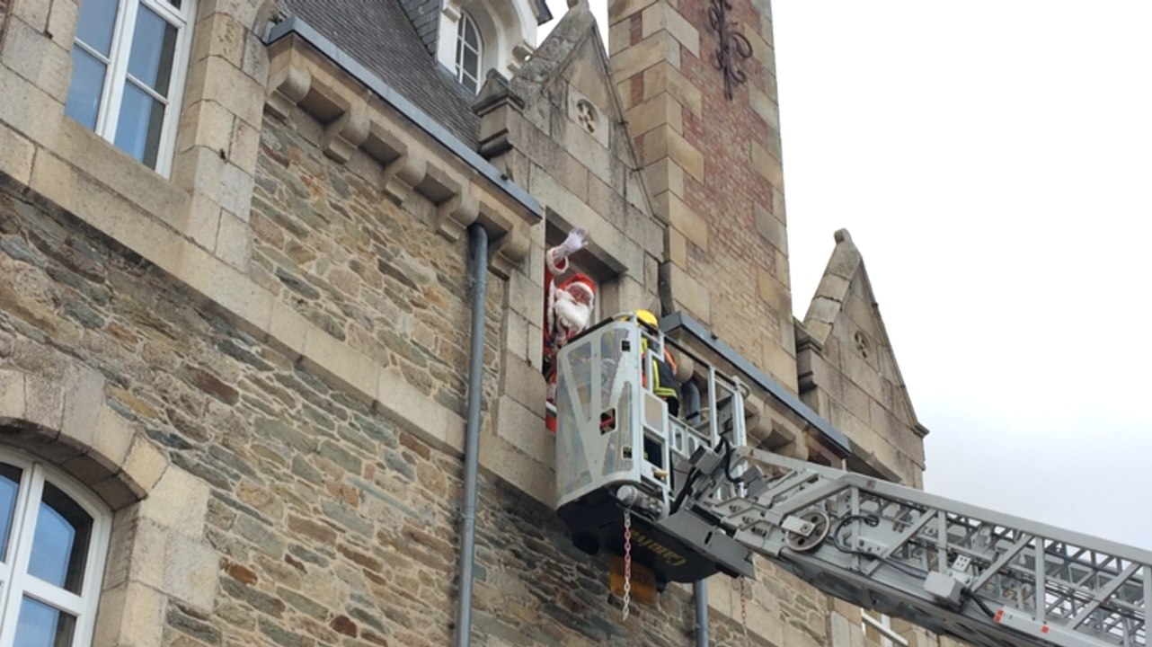 Le Père Noël était très attendu à l'espace Sainte-Anne