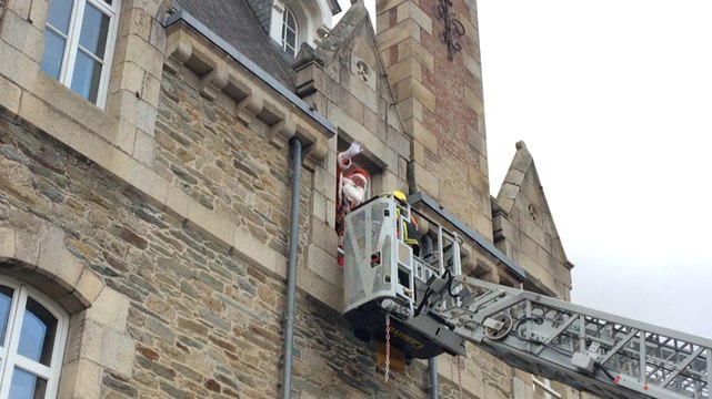 Le Père Noël était très attendu à l'espace Sainte-Anne