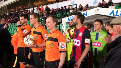 Les supporters du match RWD Molenbeek - RFC Liège