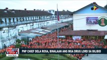 PNP Chief Dela Rosa, binalaan ang mga drug lord sa Bilibid