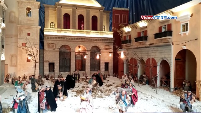 Natale ad Andria: il presepe che ricostruisce la vecchia Piazza Duomo