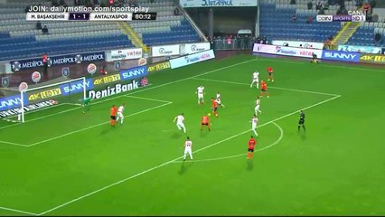 Irfan Kahveci Goal HD - Basaksehir 2 - 1 Antalyaspor - 17.12.2017 (Full Replay)