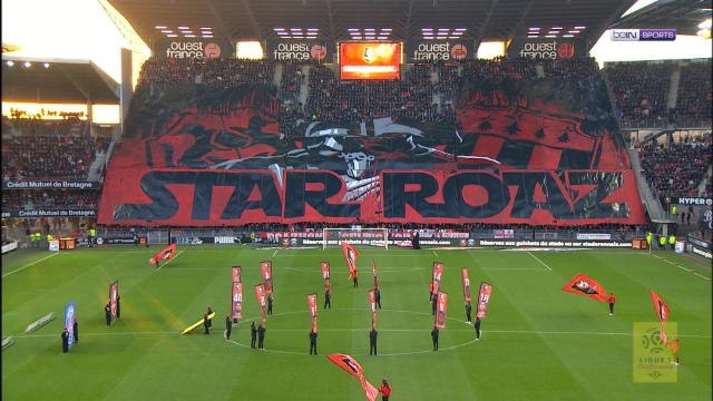 Ligue 1: Rennes' wonderful Star Wars tifo before clash with PSG