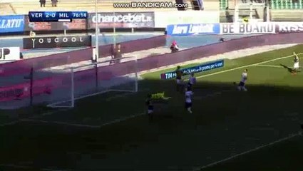 Daniel Bessa Goal HD - Hellas Verona 3-0 Milan 17.12.2017