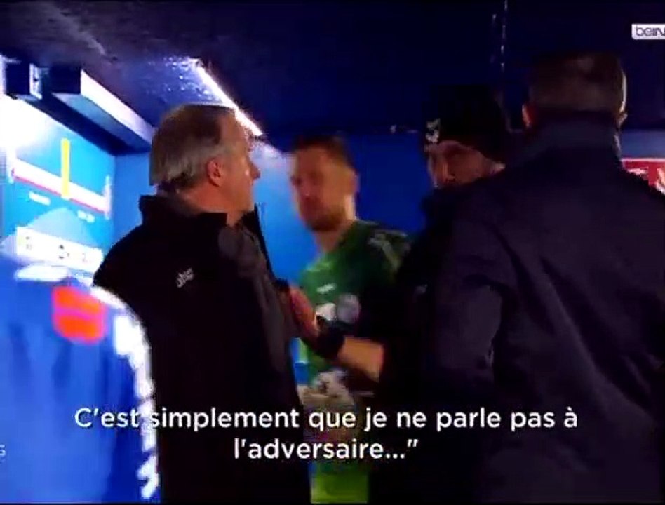 Grosse Altercation entre Thierry Laurey et Pascal Dupraz durant le match entre Strasbourg et Toulouse !