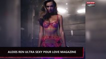 Alexis Ren sexy fait du sport en sous-vêtements pour Love Magazine (vidéo)