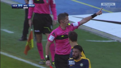 Suso RED CARD Goal HD - Verona	3-0	AC Milan 17.12.2017