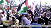 Cientos protestan contra la decisión de Trump sobre Jerusalén en EE.UU