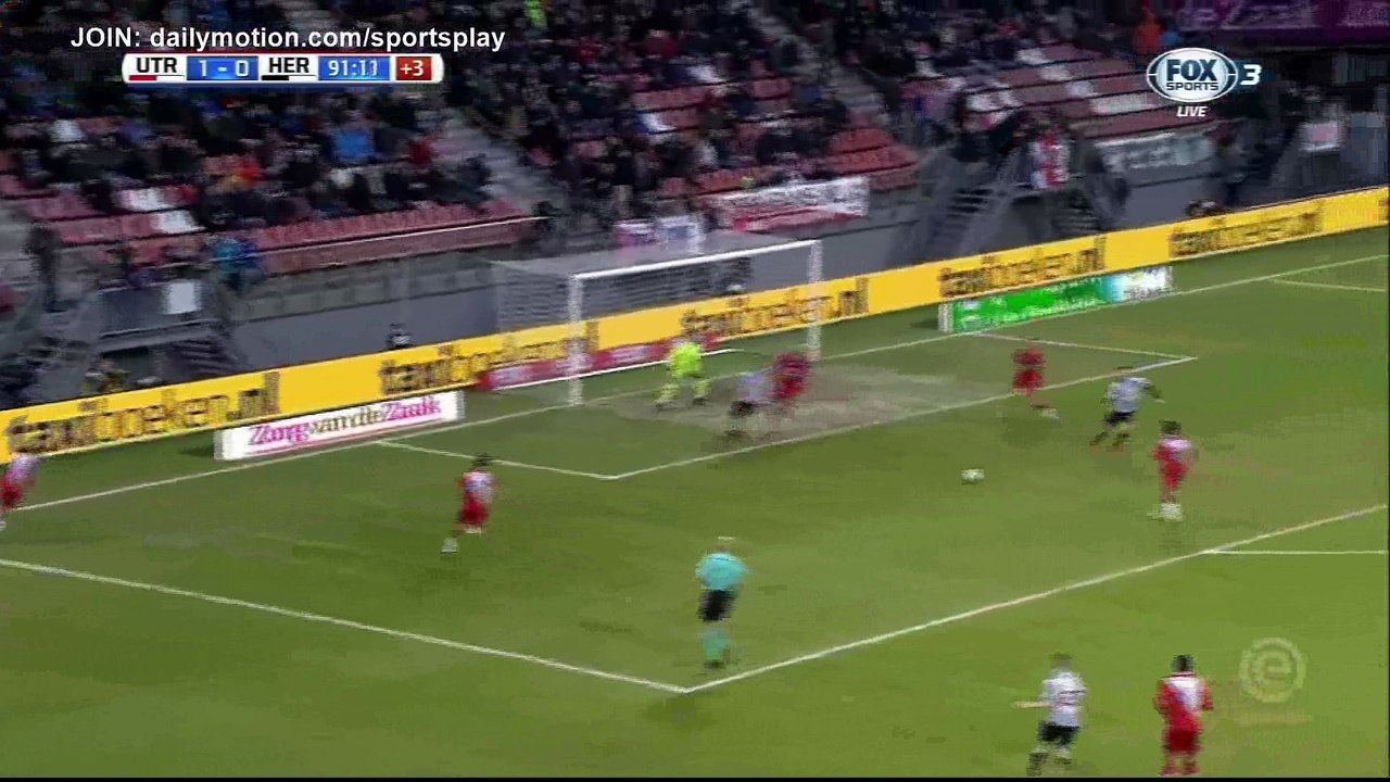 Paul Gladon Goal HD - Utrecht 1 - 1 Heracles - 17.12.2017 (Full Replay)