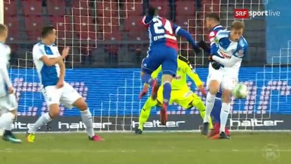 Mohamed Elyounoussi Goal - Grasshoppers 0-1 Basel 17-12-2017