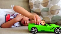 Vlad CrazyShow Влад Крези Шоу - Bad Baby Magic Little Driver on Power Wheels Cars - Transform Colored Cars