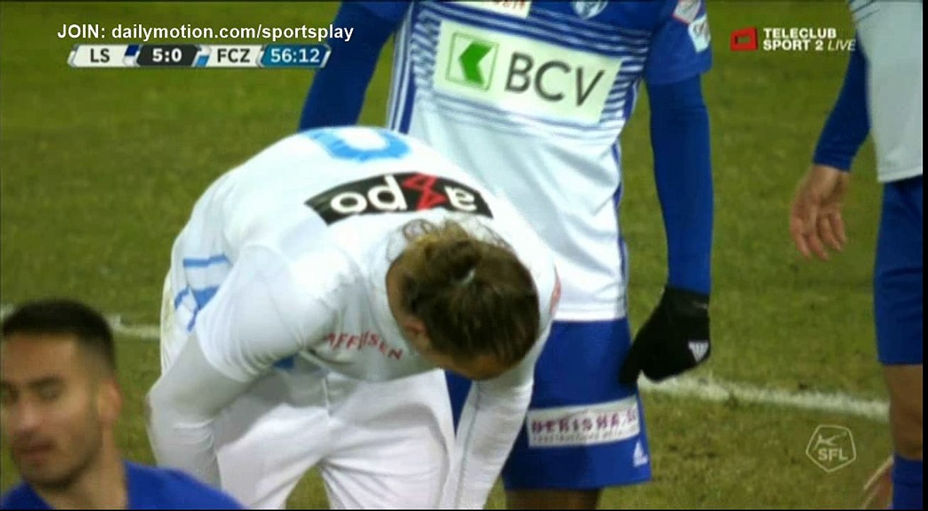 Adrian Winter Goal HD - Lausanne 5 - 1 FC Zurich - 17.12.2017 (Full Replay)