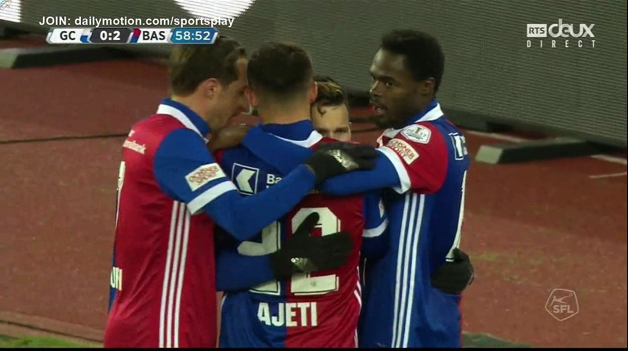Renato Steffen Goal HD - Grasshoppers 0 - 2 Basel - 17.12.2017 (Full Replay)